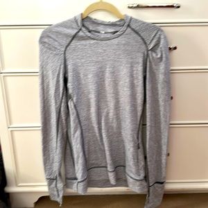 SOLD Lululemon striated cotton athletic top